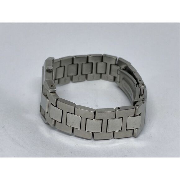 Mount Royal Men's Silver Stainless Steel Analog Black Dial Quartz Watch JK132 - Picture 9 of 12